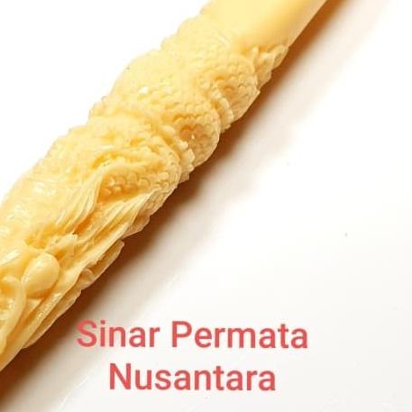 ♕ Pipa Cangklong Tulang Kerbau Ukir Naga ♩