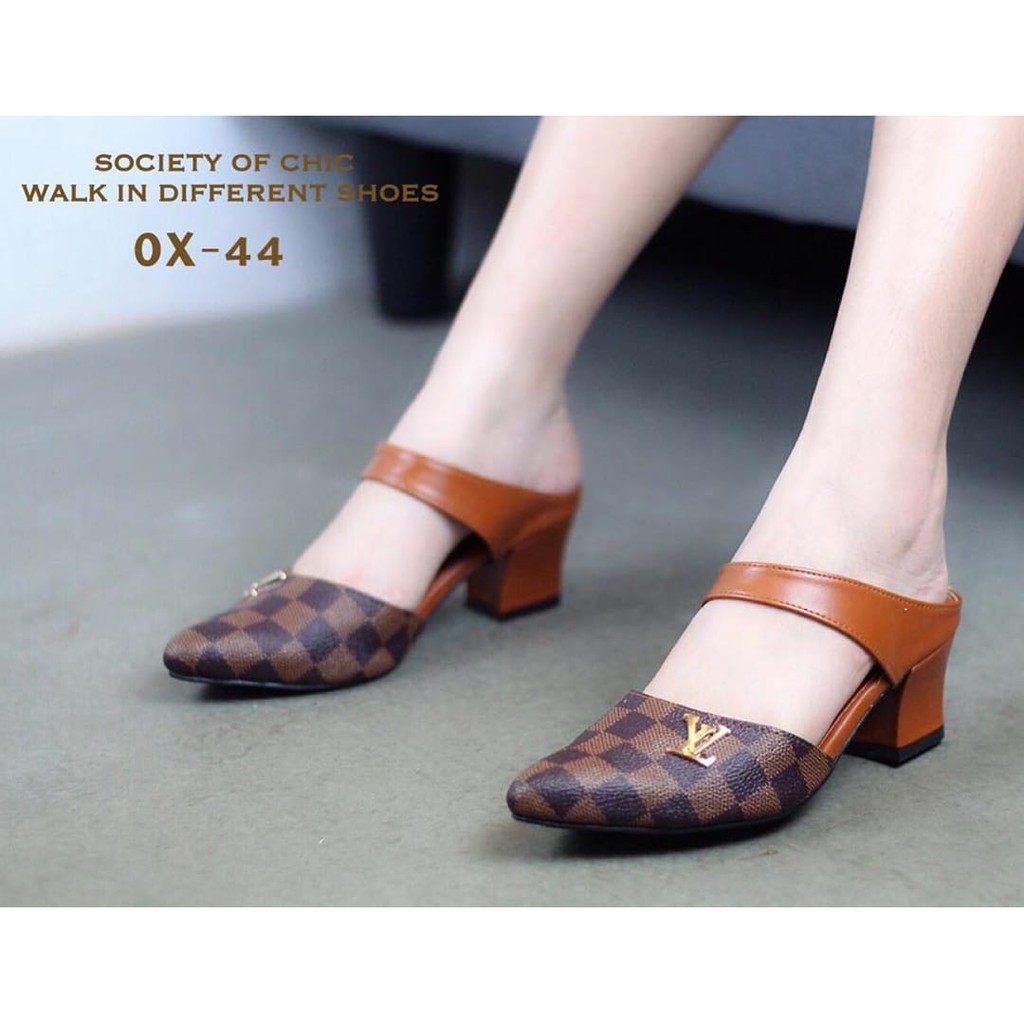 Sepatu Hak Tinggi Wanita Korea Fashion Pesta kondangan Elegan Trendy TM08 HAK TAHU