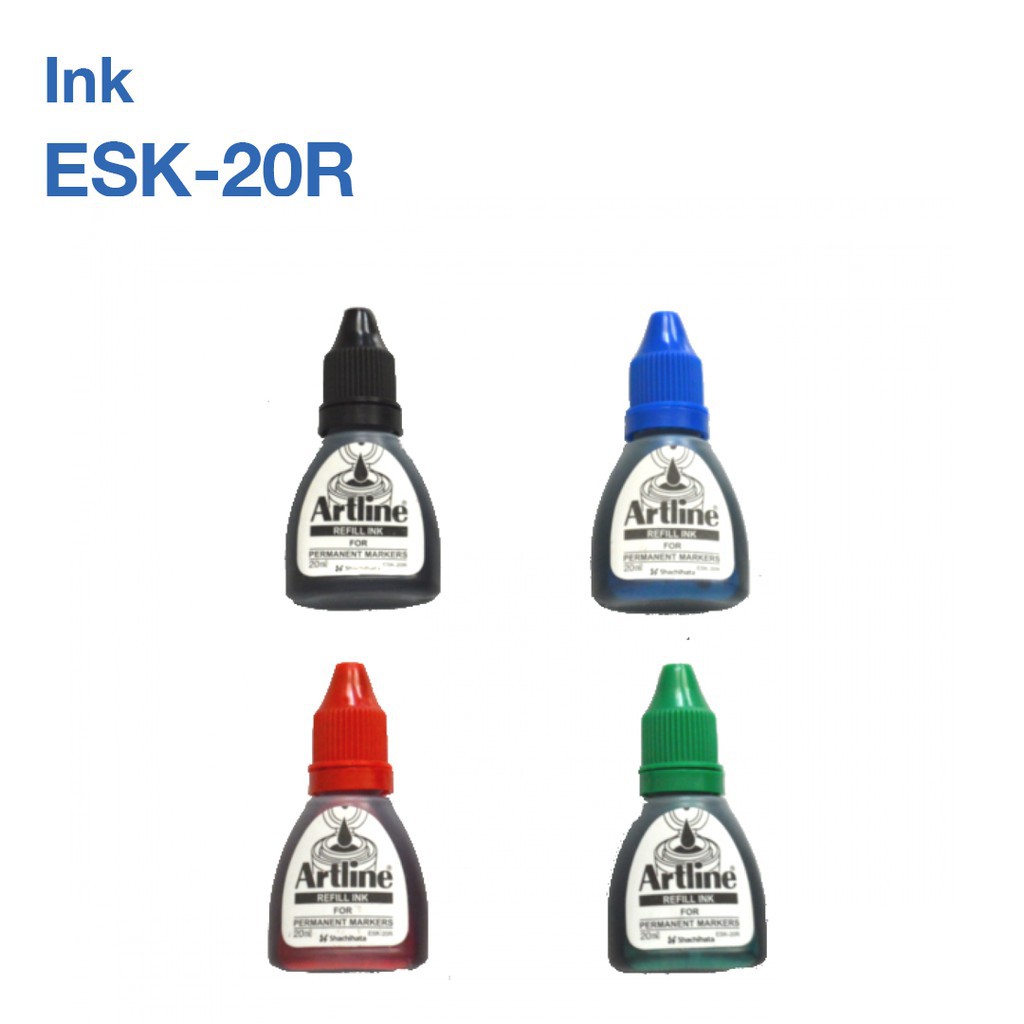 

TINTA REFILL ESK-20R Artline 20ml REFILL INK SPIDOL PERMANENT MARKER