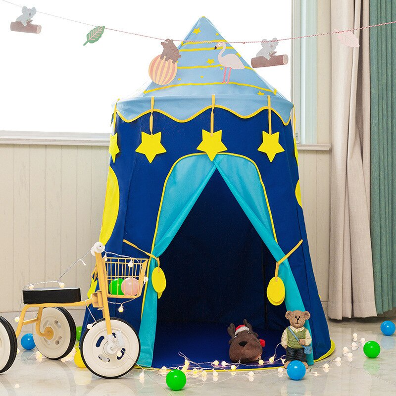 New Kids Tent Premium 263-3 Tenda Lipat Bintang Tenda Portabel Tenda Mainan Kids Tent Tenda Anak Karakter Tenda Lipat Tenda Bermain Anak Tenda Castle Anak