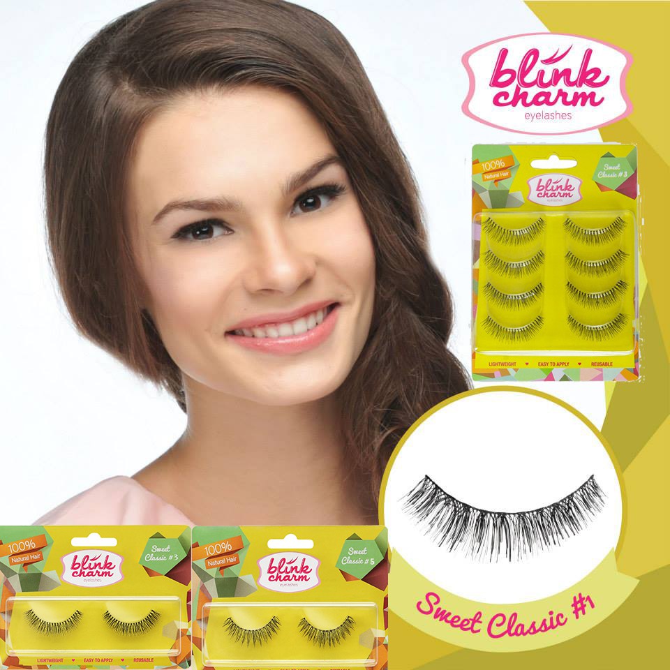 Blink Charm Eyelashes Sweet Classic (Isi 1 Pasang/4 Pasang) - Bulu Mata