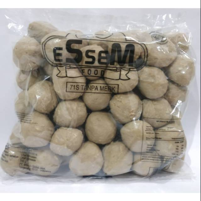 

Bakso sapi GM polos spesial baso essem food isi 50 MUI Halal