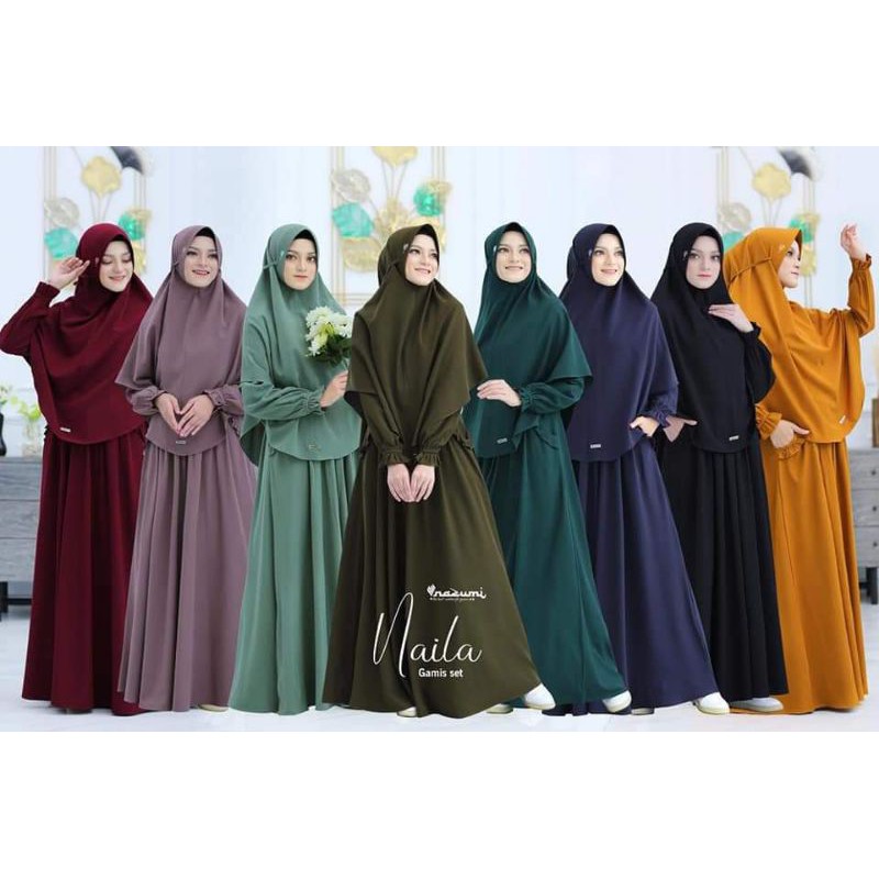 Naila set gamis NAZUMI
