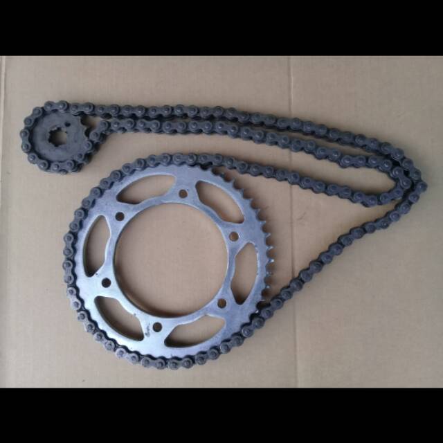 GEAR GIR SET RANTAI GIR DEPAN GIR BELAKANG YAMAHA R15 NEW SECOND