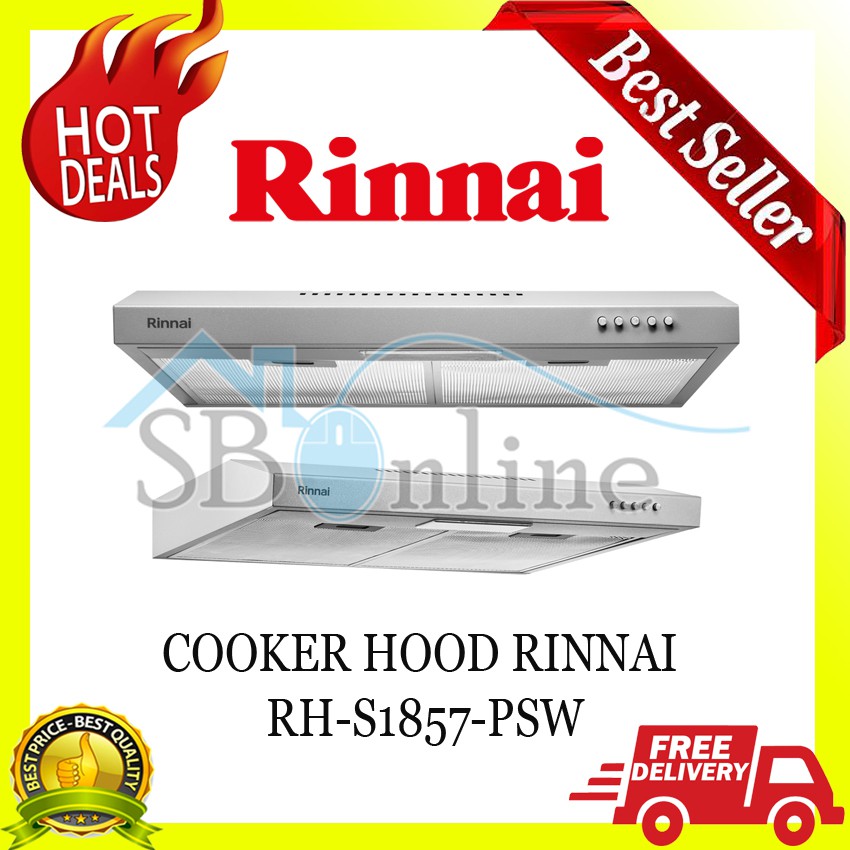 RINNAI Cooker Hood Slim Series 70cm RH S1857 PSW