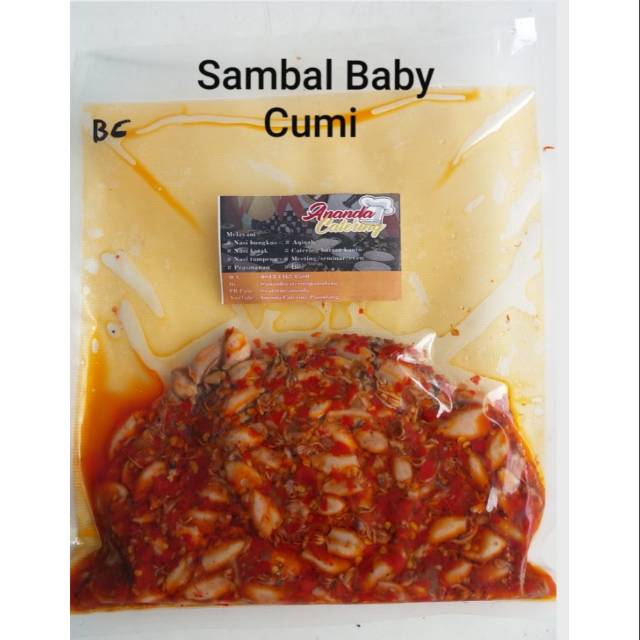 Sambal Baby Cumi 500 Gram Frozen Cumi Sambal Sambal Cumi Baby Sambal Goreng Cumi Makanan Beku Shopee Indonesia