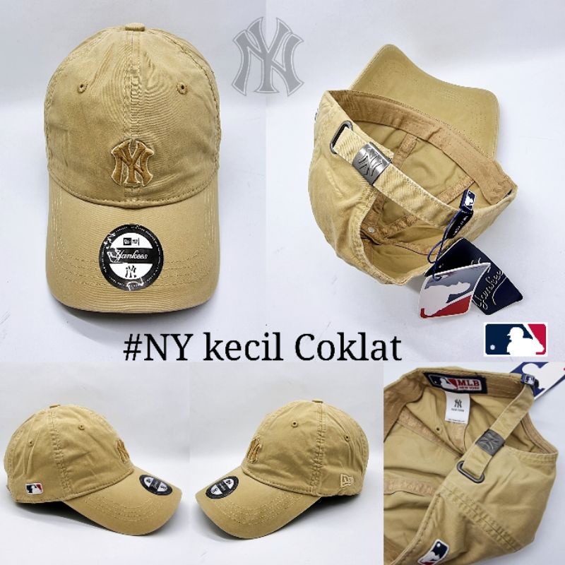 Topi NY Baseball Topi Cowok Pria Golf Logo Bordir import 100%