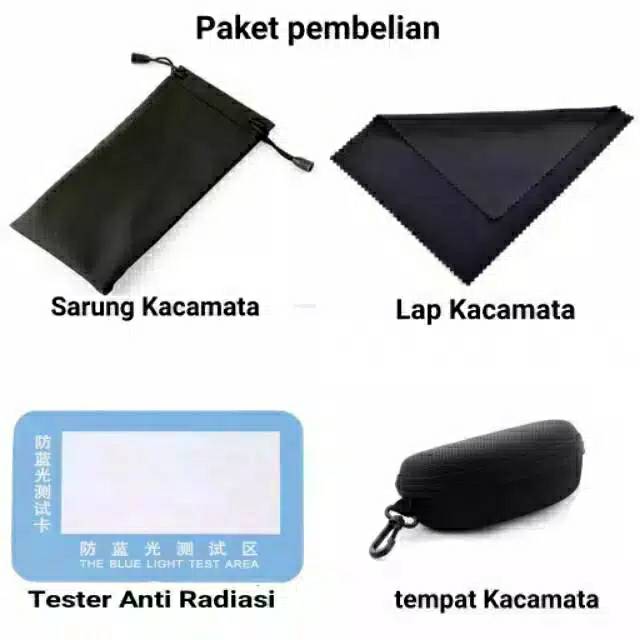 Kacamata Wanita Kekinian Anti Blue Ray Feminin