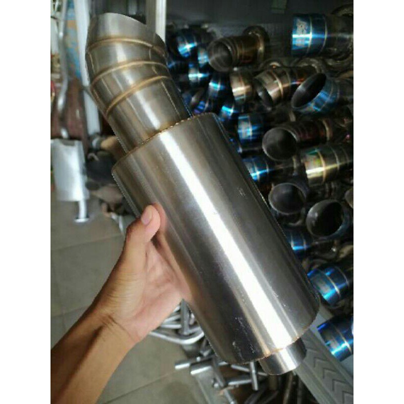 knalpot JS racing mobil Avanza Xenia Agya Ayla calya Sigra calya