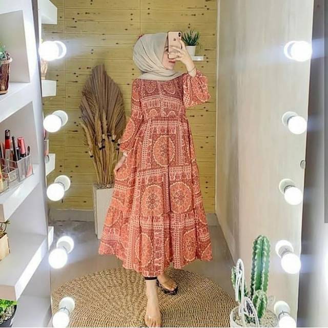 Dress premium bkk import ori / dress bangkok / dress zara etnik