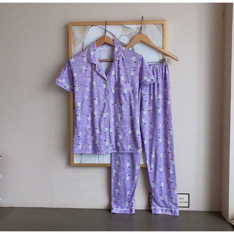 PIYAMA KAWAII DUFFY AND FRIENDS STELLA LOU LILAC LONG PANTS AI0703