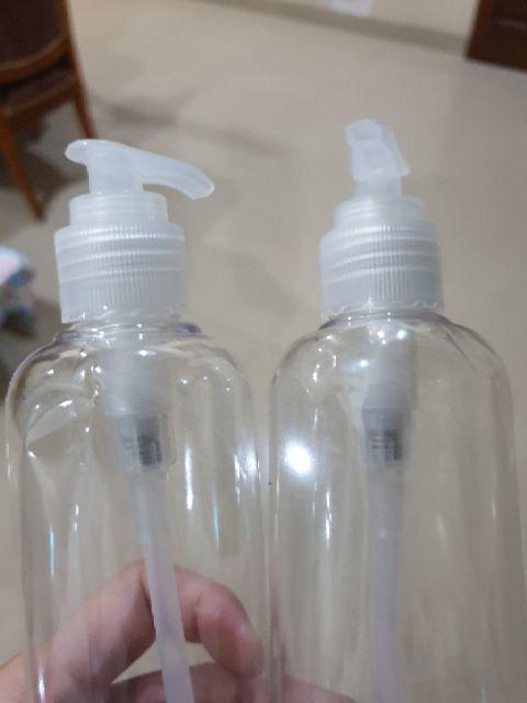 Botol Pet 250 Ml Natural Pump Natural