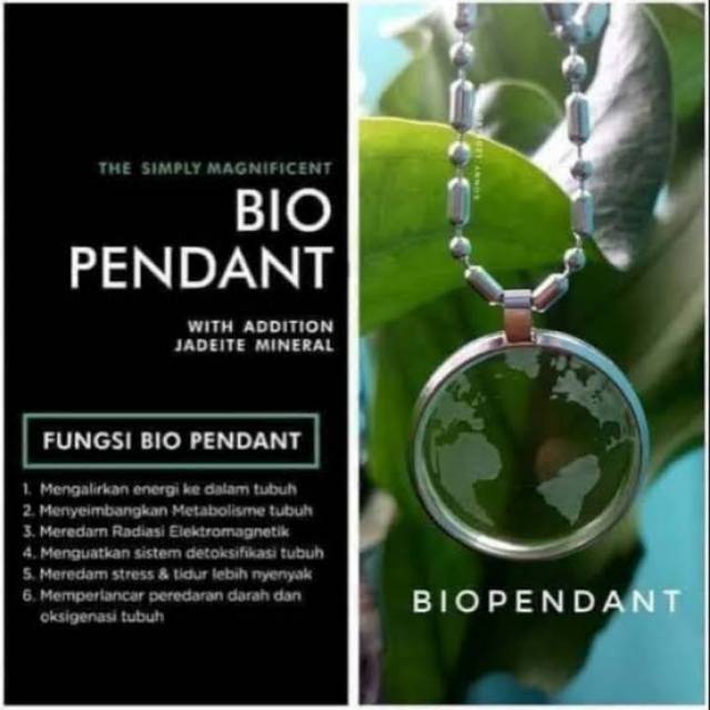 100% ORI MCI+ bercode || Bio pendant || aura heart || kalung kesehatan || sehat + cantik