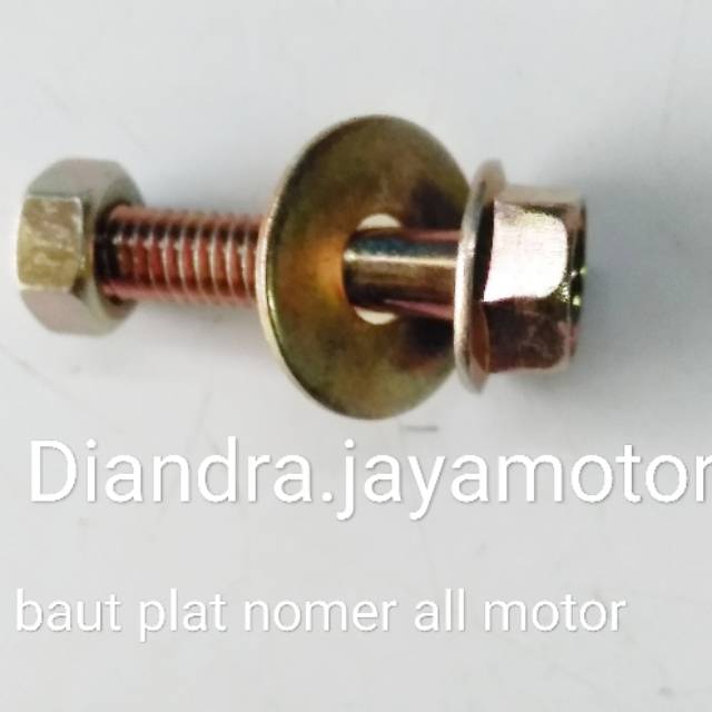 Baut plat nomer semua motor