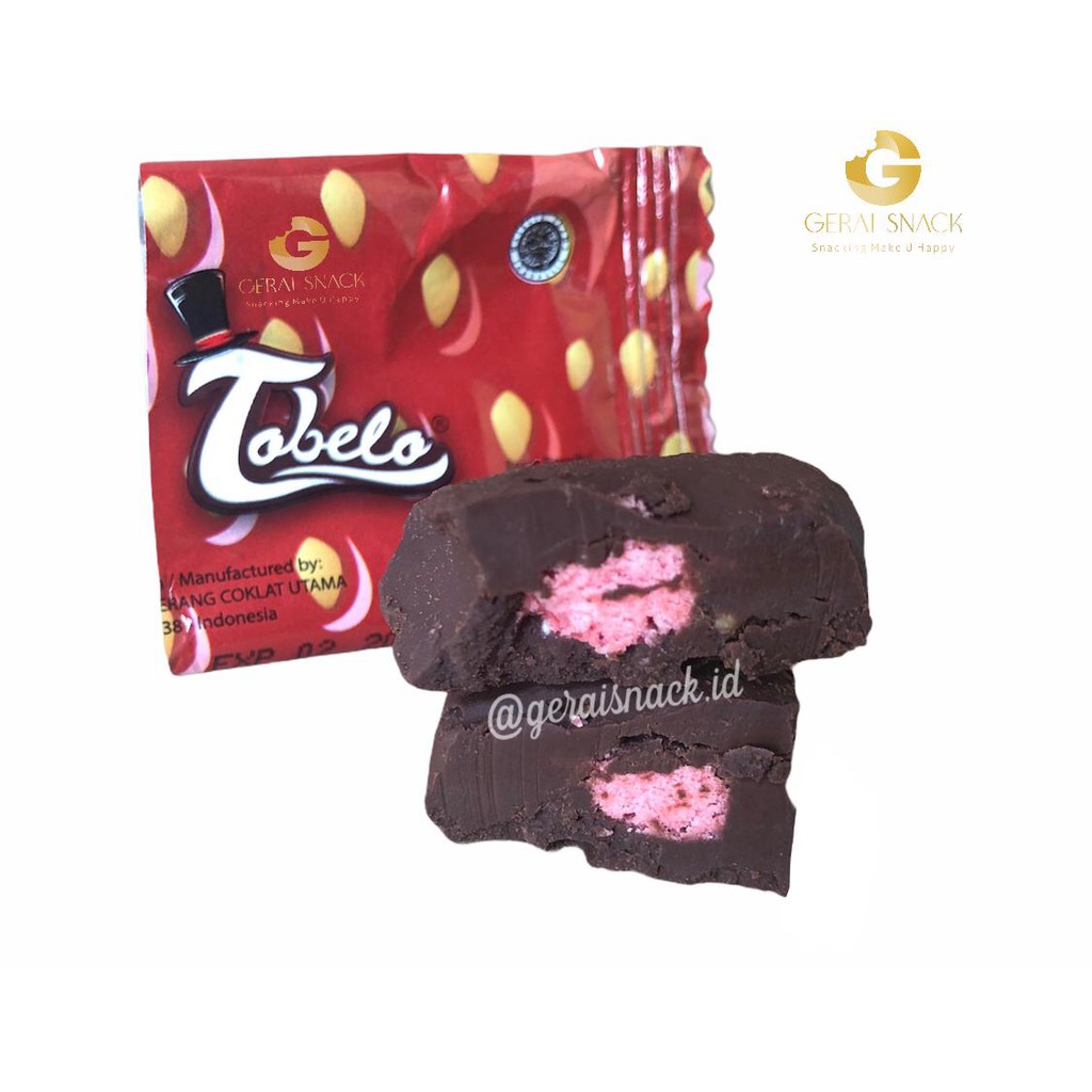 Choc Party Tobelo 1BAG Cokelat Compound isi Beras Crispy Aneka Rasa (40pcs)