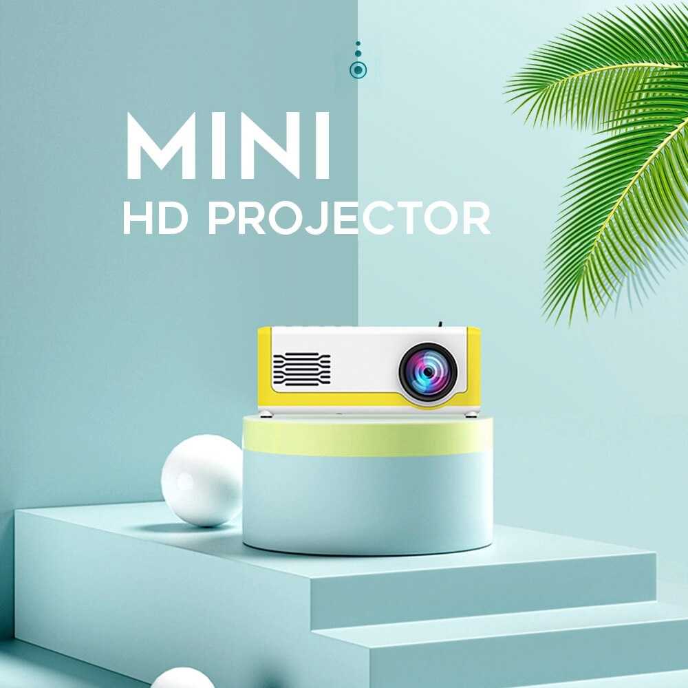 M1 - Portable Mini Home Projector - 50ANSI Lumens - Support Full HD