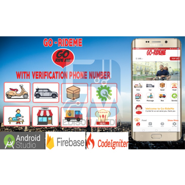 Source Code Aplikasi Mirip Gojek Grab bisa dikembangkan