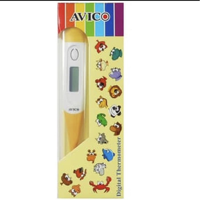 Avico Termometer Digital Kontak Lentur Thermometer Pengukur Suhu Badan Anak Bayi Murah Elastis