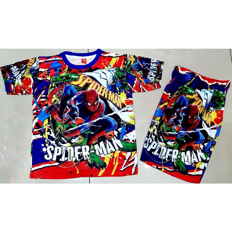 STELAN BAJU SPIDERMAN SIZE 4-20 IMIR 2-10 THN