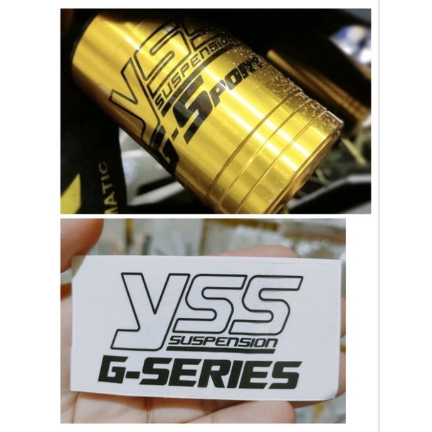 YSS G SERIES STICKER PRINCUUT SHOCK TABUNG