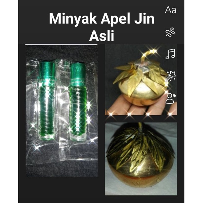 Minyak Apel Jin Asli.