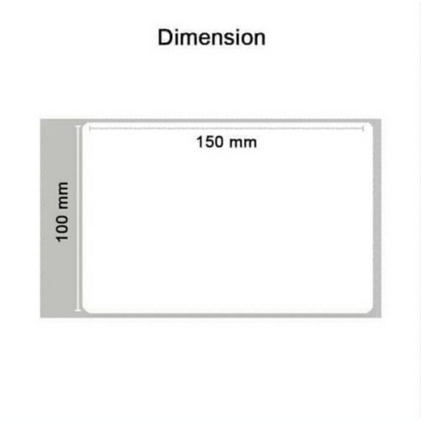 100 x 150 Thermal Label Barcode 100x150 Direct isi 250 pcs