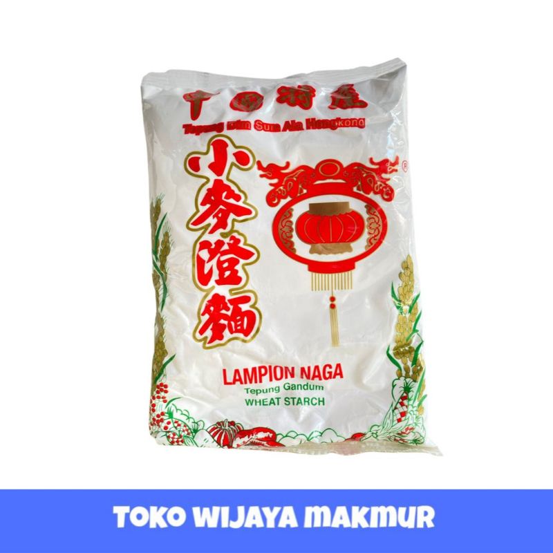 

Tepung Dimsum Lampion Naga | Tepung Gandum | Wheat Starch 454GR
