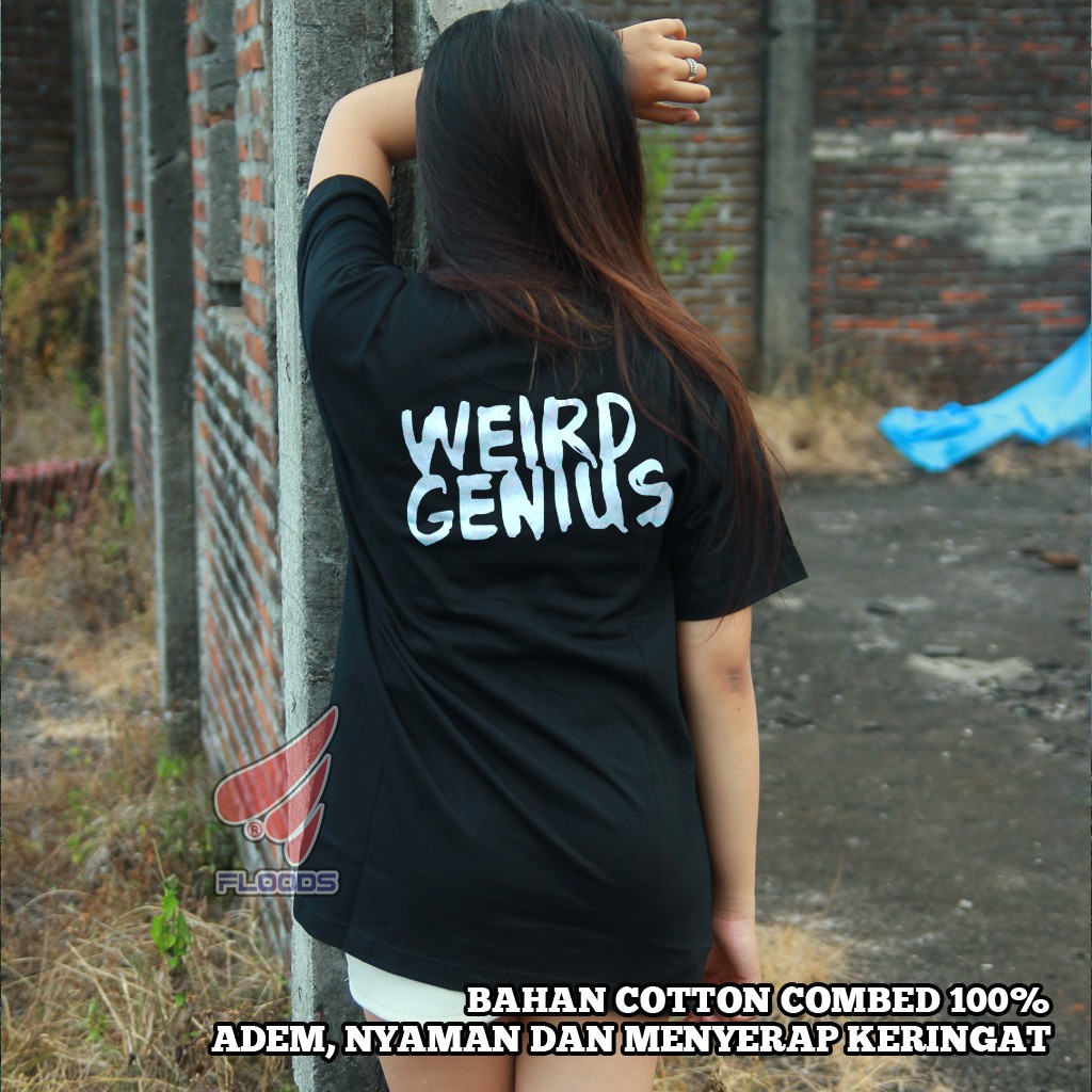 KAOS WEIRD GENIUS DJ EDM REZA ARAP MUSIK READY JUMBO BIG SIZE 2XL 3XL 4XL
