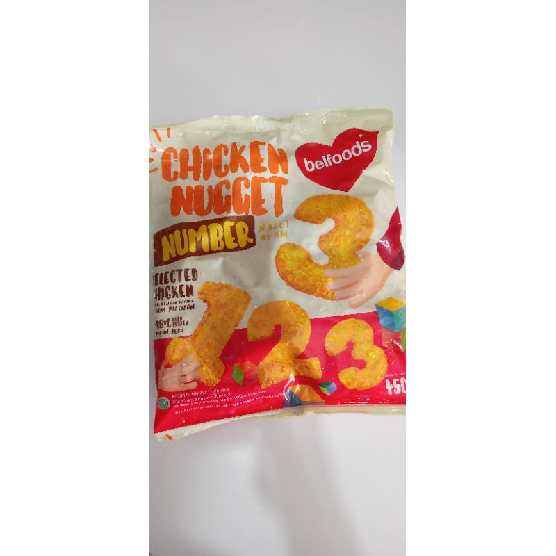 

Nugget Number Belfoods 450gram