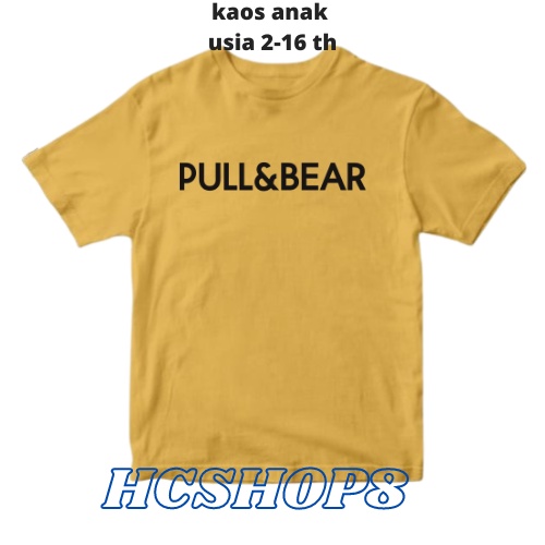 Kaos Anak P&amp;B Laki Laki Perempuan Usia 2-16th Ideal Cowok Cewek