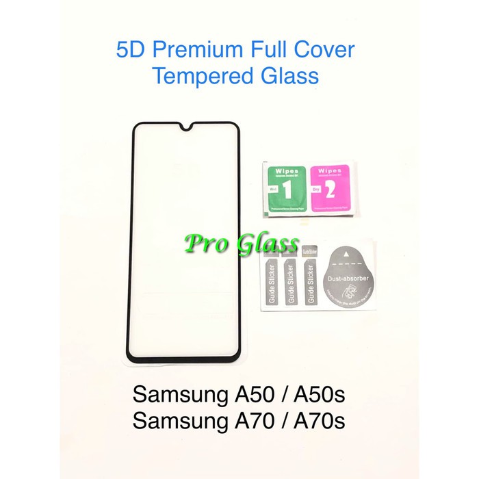 Samsung A30 / A30s / A50 / a50s / A70 / A70s 3D 4D 5D Full Cover Premium Tempered Glass