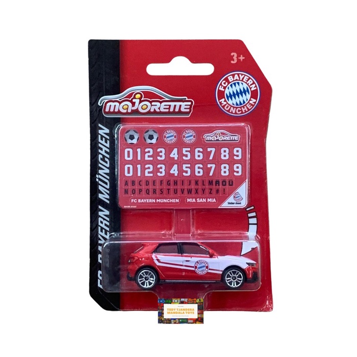 Majorette FC Bayern Munchen Audi A1 Sportback with Sticker 2