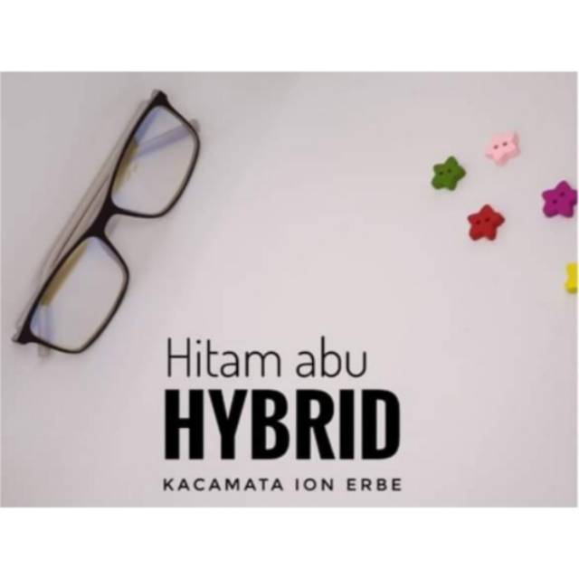 kacamata HYBRID ion erbe/ kacamata anti radiasi / kacamata photochromic