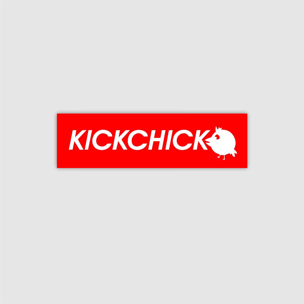 

Stiker Sticker Brand Distro Vinyl Logo Kick chik red Skate surf Band Grafiti pop art Case Phone Tumblr Laptop Casing Striping Aesthetic Band Journal Hype Dinding Waterproof Clothing