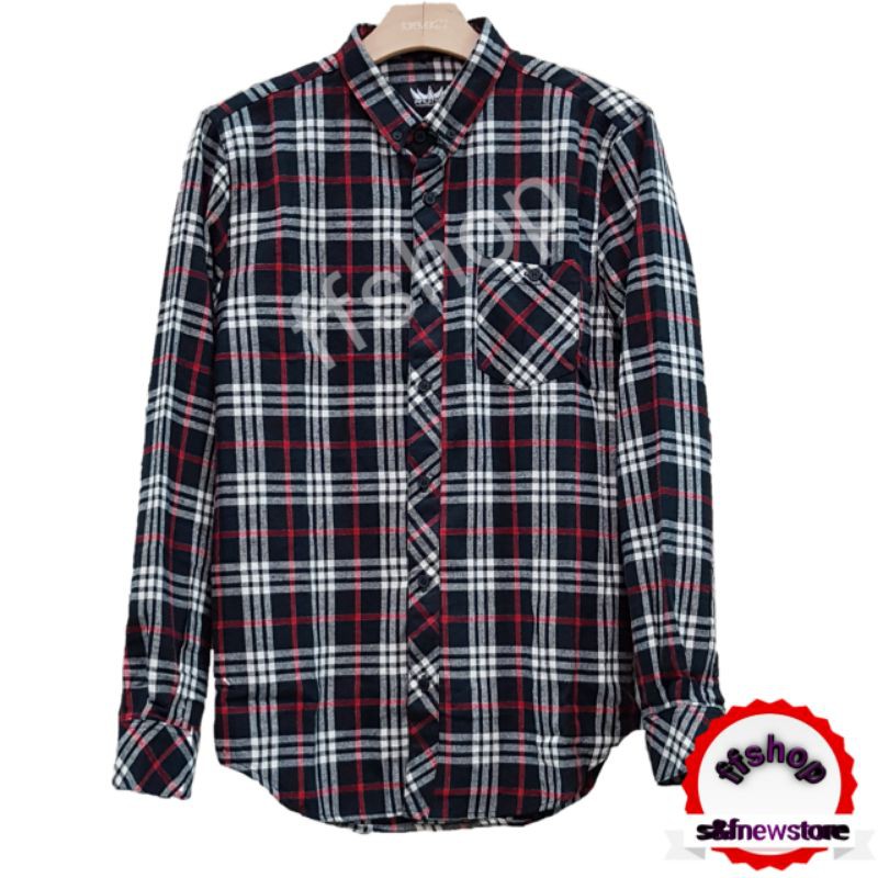 Kemeja Flanel/Baju Flanel Atasan Lengan Panjang