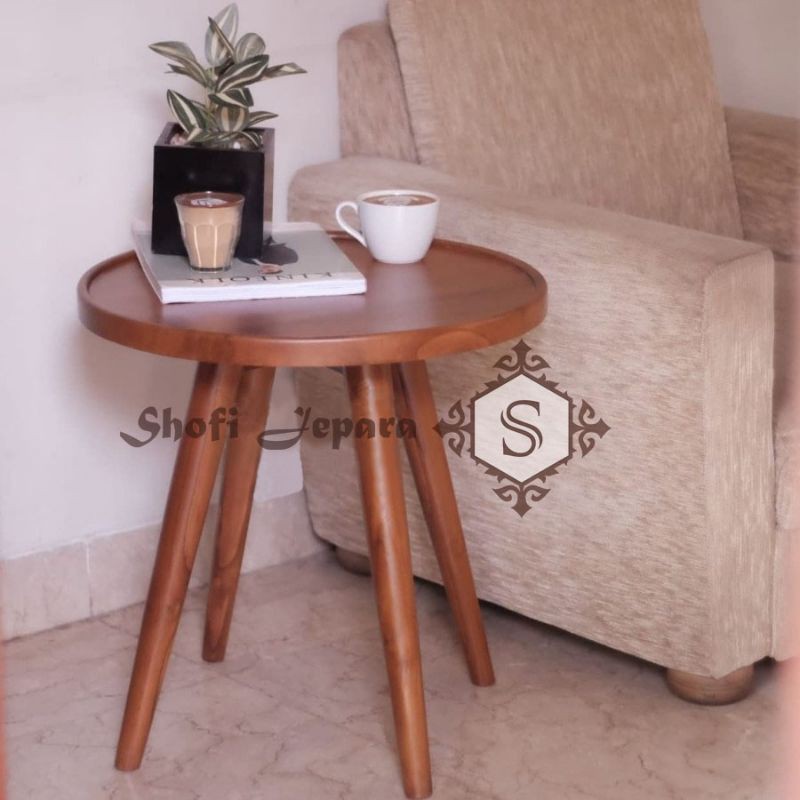 Coffee Table Knockdown Kayu Jati Kualitas