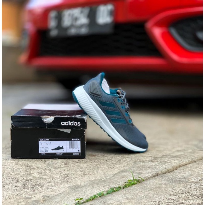 SEPATU ADIDAS DURAMO 9 RUNNING COURSE A PIED EF0824 (WOMEN)