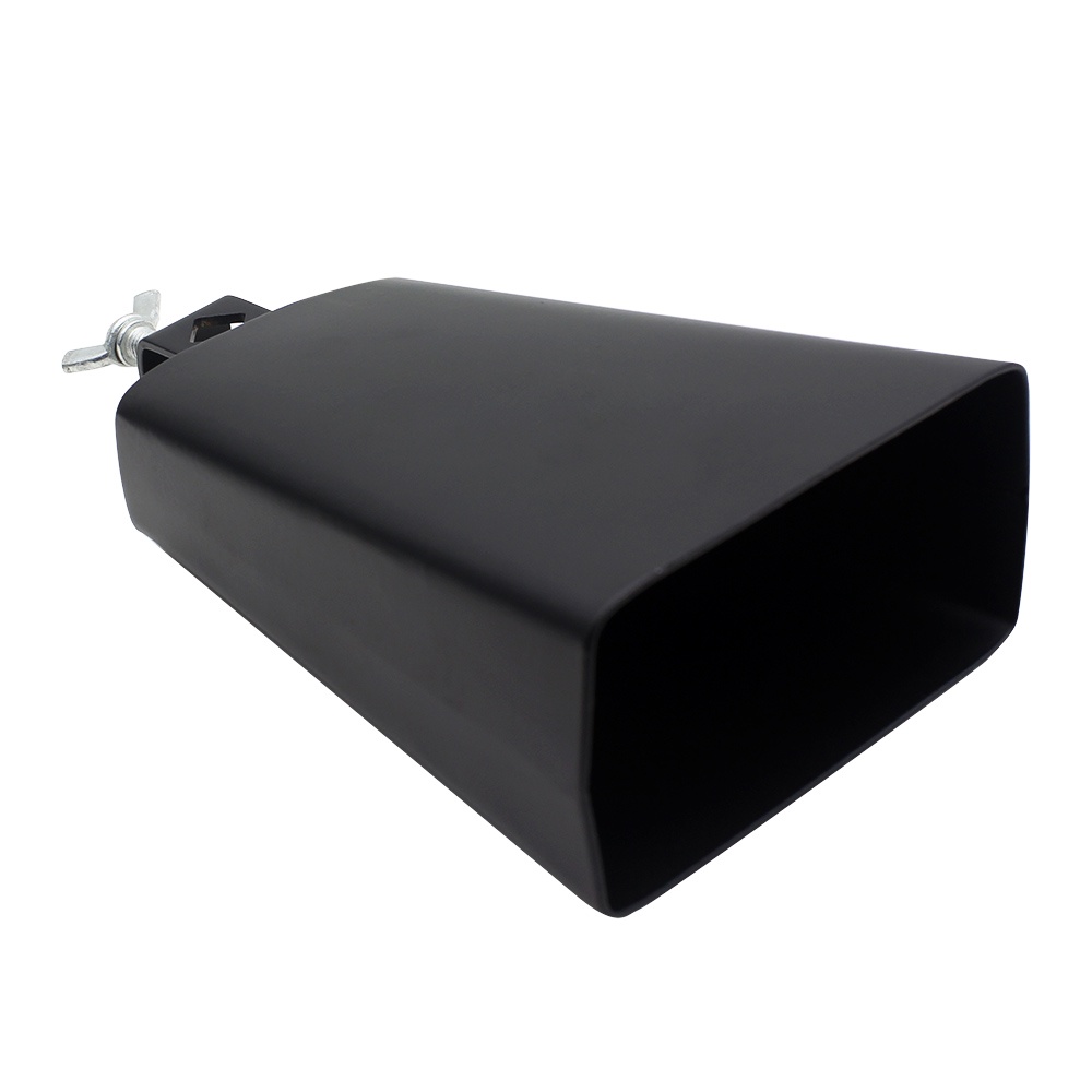 Alat Musik Perkusi Cattlebell Cowbell Bahan Metal Kuningan Warna Hitam Ukuran 6 Inci