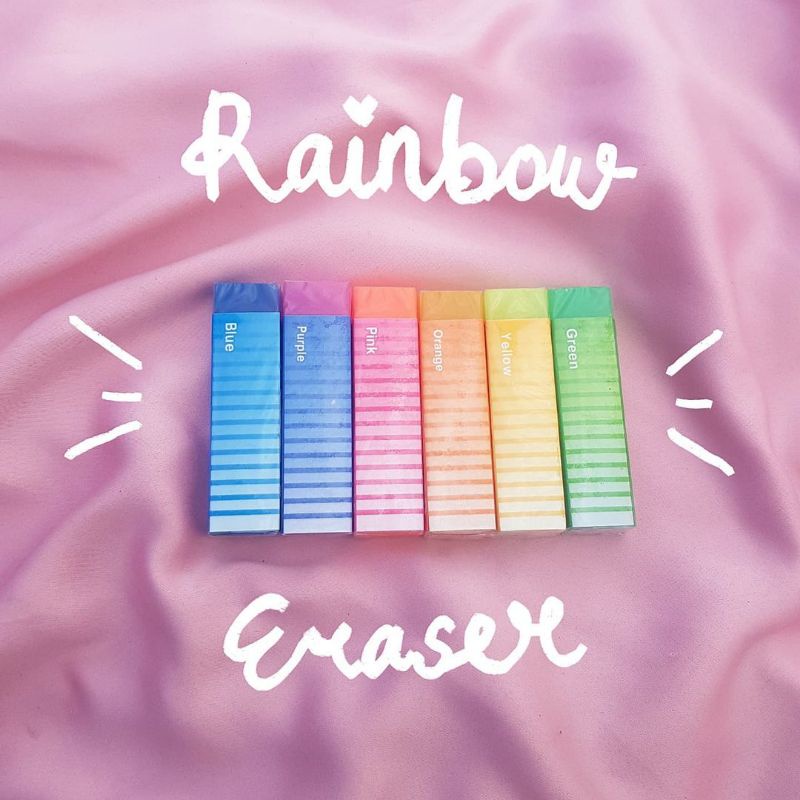 

Rainbow Eraser - Penghapus Pensil