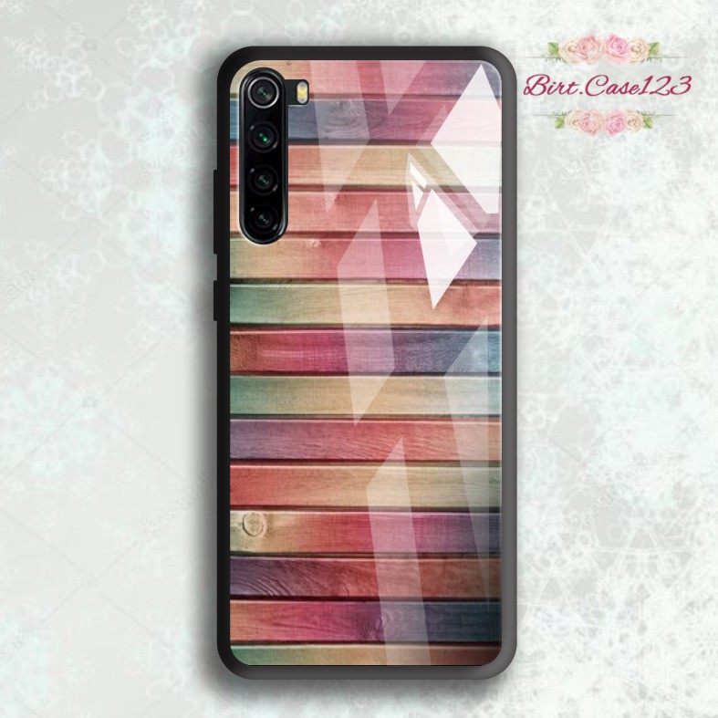 back case glass KAYU WALLPAPER Oppo A3s A1k A5 A9 2020 A7 F9 A5s A31 A52 A53 A92 A37 A57 A59 BC4939