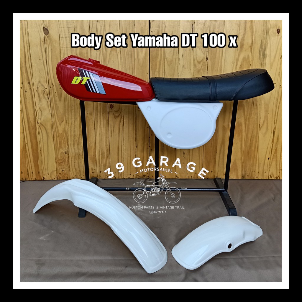 Body set trail tua model  YAMAHA DT 100 cover set trail vintage yamaha DT trail klasik trail jadul