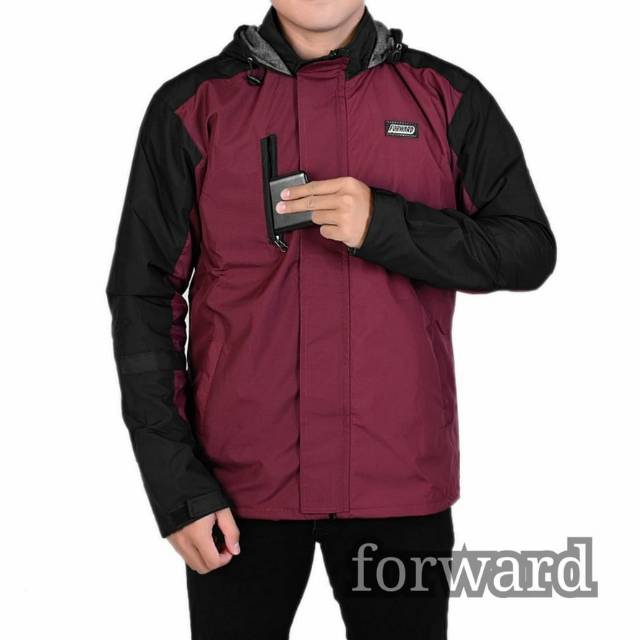 Jaket parka parasut gunung motor original forward