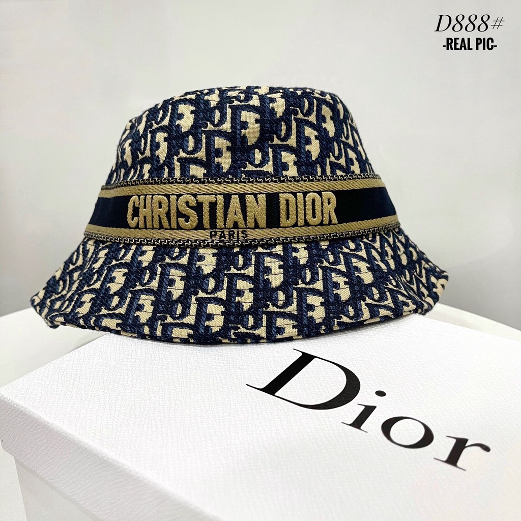 D-Oblique Small Brim Bucket Hat #D888