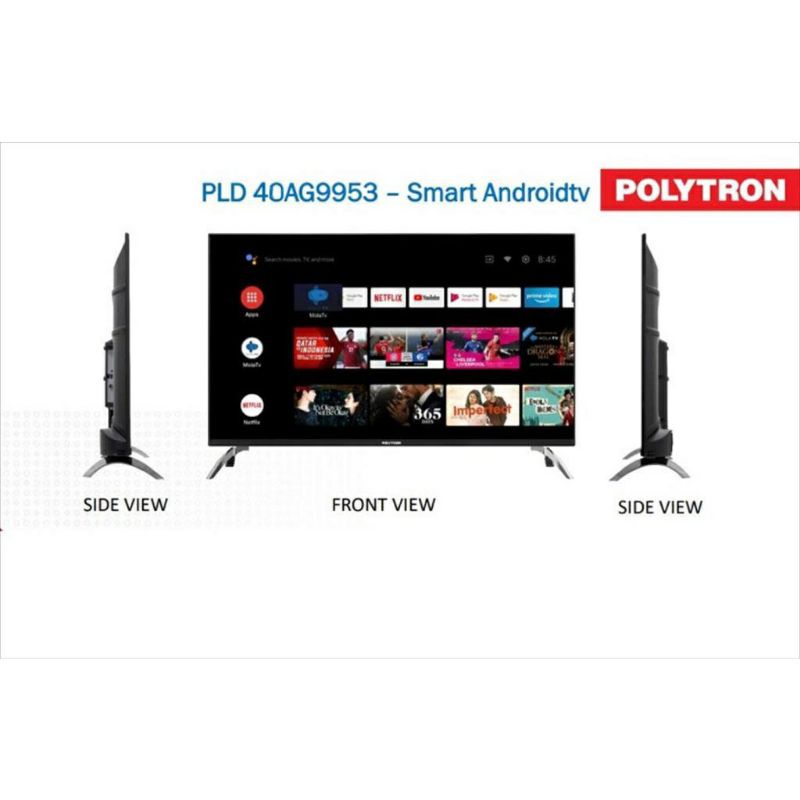 Led Tv 40 Inch Polytron 40AG9953 Smart Android 9.0 Full Hd Tv PLD-40AG9953 Garansi Resmi