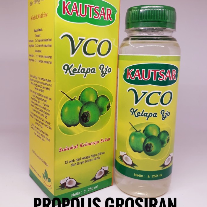 

KAUTSAR VCO Virgin Coconut Oil Minyak Kelapa Ijo 250 ml