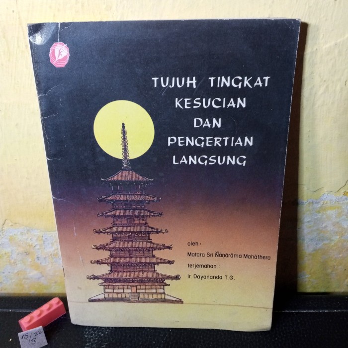 buku agama Buddha tujuh tingkat kesucian dan pengertian langsung 62 ha