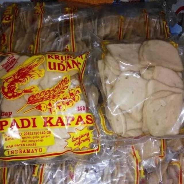 

Kerupuk udang cap padi kapas