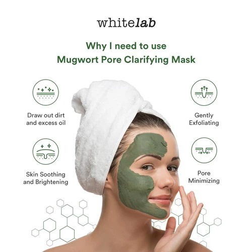 Mask Mugwort Whitelab Mugwort Mask Masker Wajah Mugwort Pore Clarifying Mask