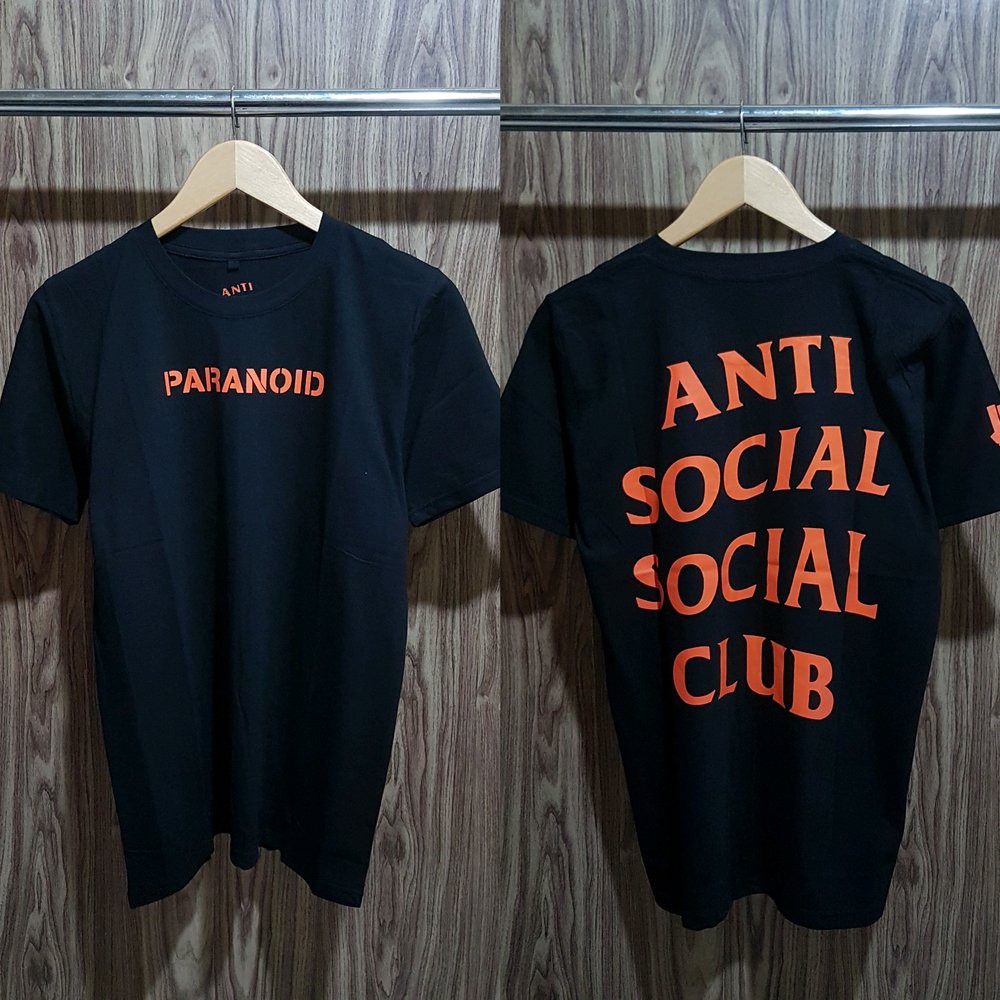 PREMIUM TSHIRT KAOS BAJU ANTI SOCIAL SOCIAL CLUB PARANOID  - KAOS ANTI SOCIAL - CUSTOM KAOS