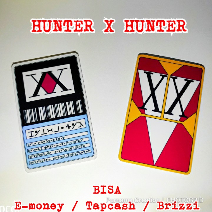 Kartu Emoney Hunter X Hunter HunterXHunter brizzi tapcash flazz, blacklist &amp; triple Hunter